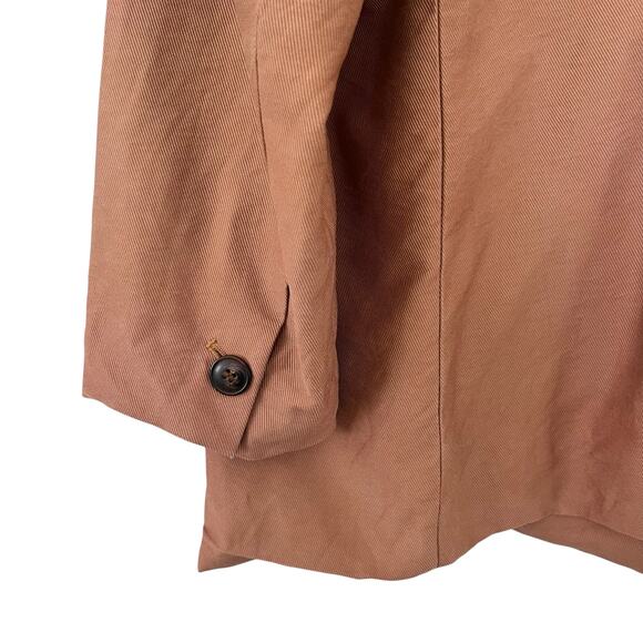 Madewell Caldwell Double Breasted Brown Blazer Jacket Plus Size 1X - Picture 4 of 9